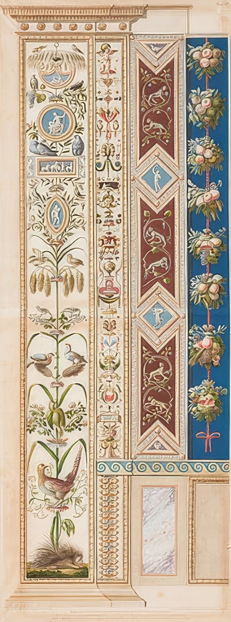Pilaster Loggia XI (kirpi ile dekorasyon) by Gaetano Savorelli