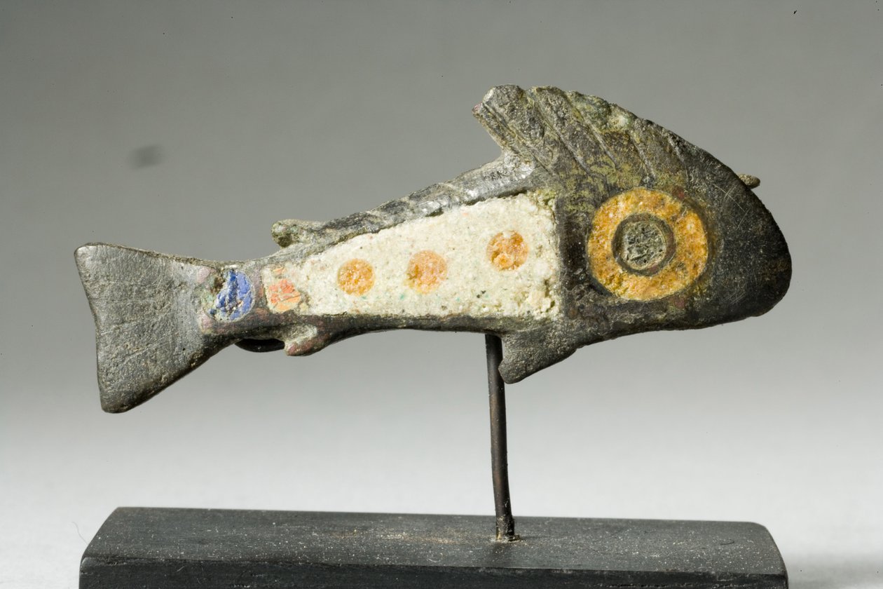 Balığın Fibula, MS 2.-3. yy (emaye dolgulu bronz) by Gallo Roman