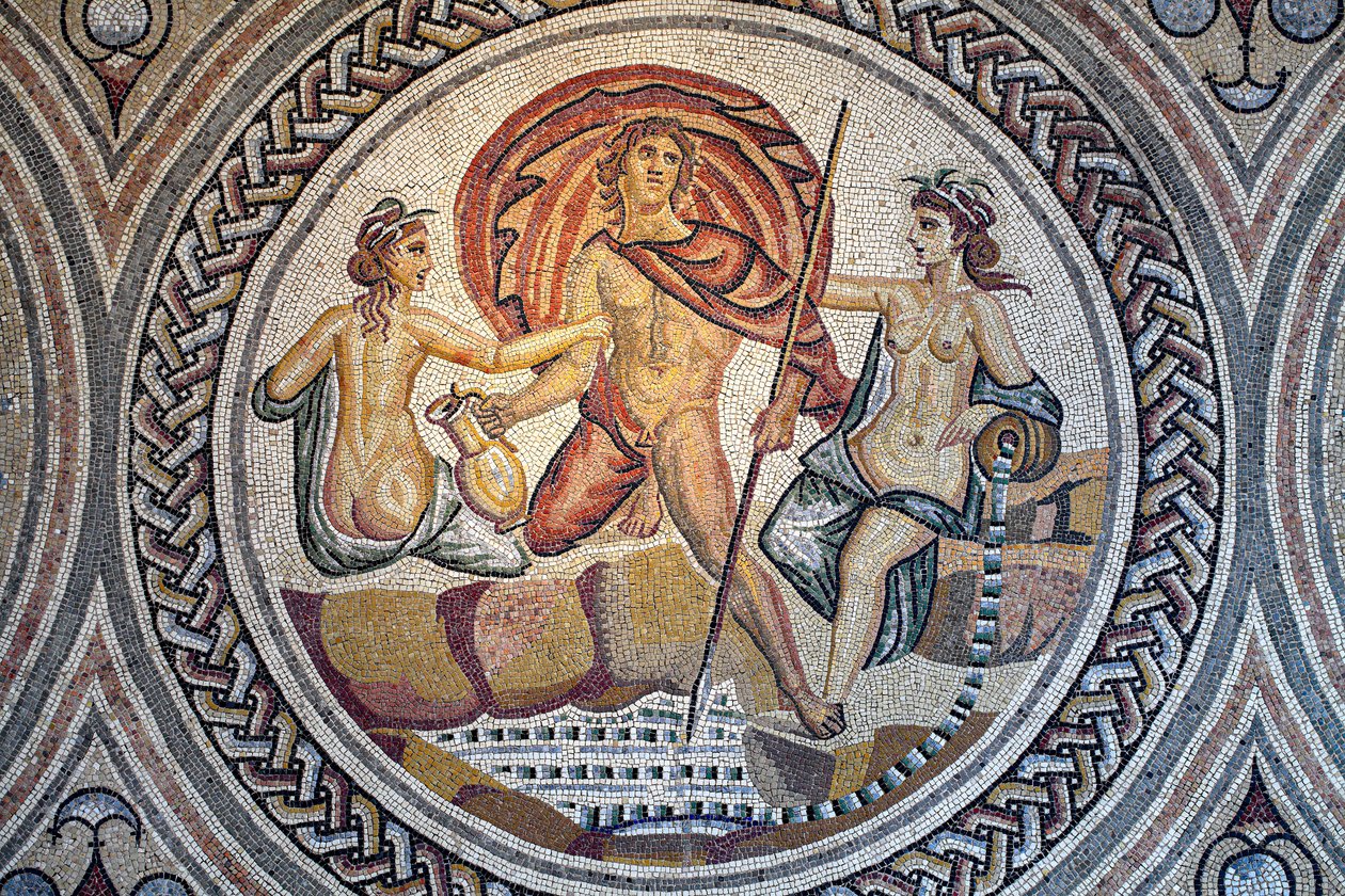 Hylas ve Nymphs mozaiği. by Gallo-Roman Gallo-Roman