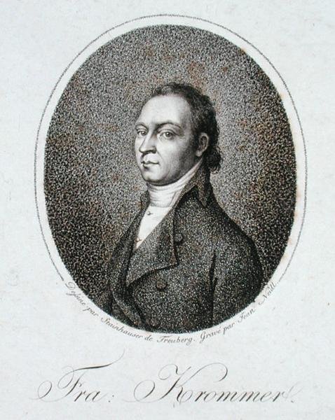 Jean Neidl tarafından oyulmuş Franz Krommer (1759-1831) (gravür) by Gandolph Ernst (after) Stainhauser