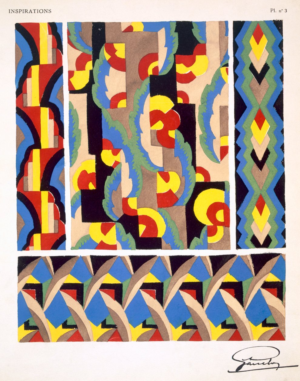 Levha 3, 'İlhamlar'dan, Paris'te yayınlandı, 1930'lar by Gandy