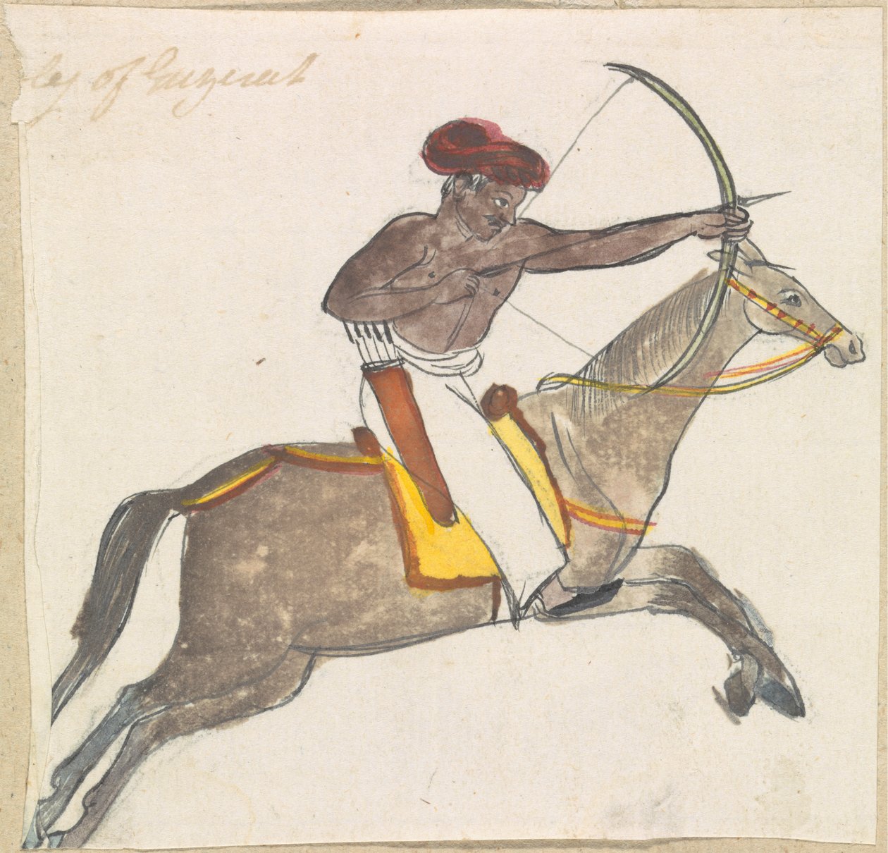 At Sırtında Okçu by Gangaram Chintaman Tambat