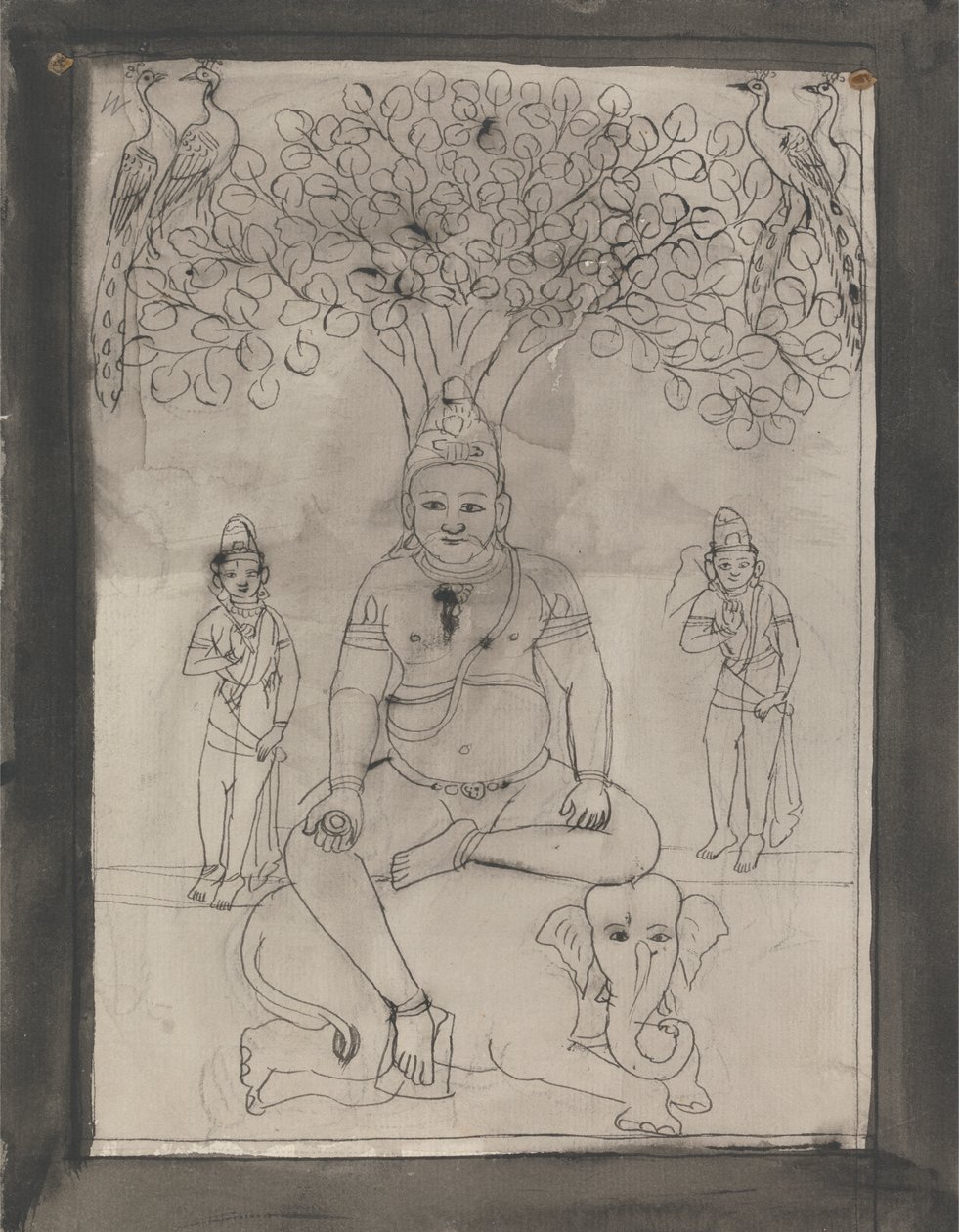 Indus Sabha'dan Figür by Gangaram Chintaman Tambat