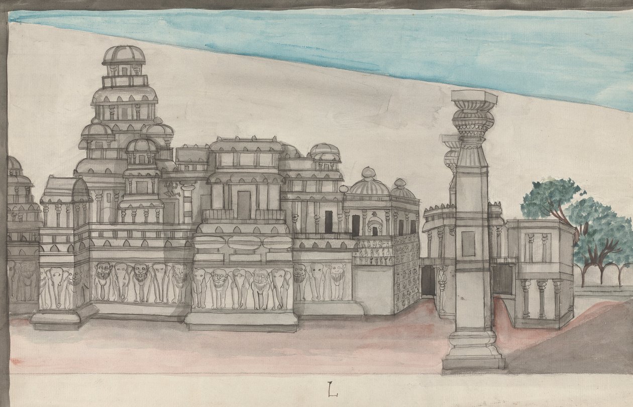 Kailasa, Dış Görünüm by Gangaram Chintaman Tambat
