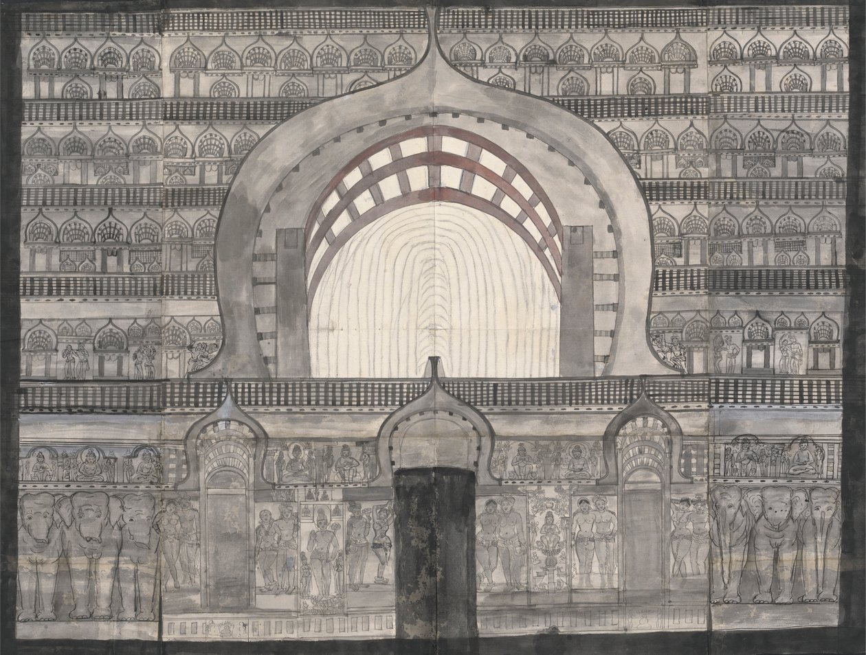 Ekvera'daki Tapınak by Gangaram Chintaman Tambat