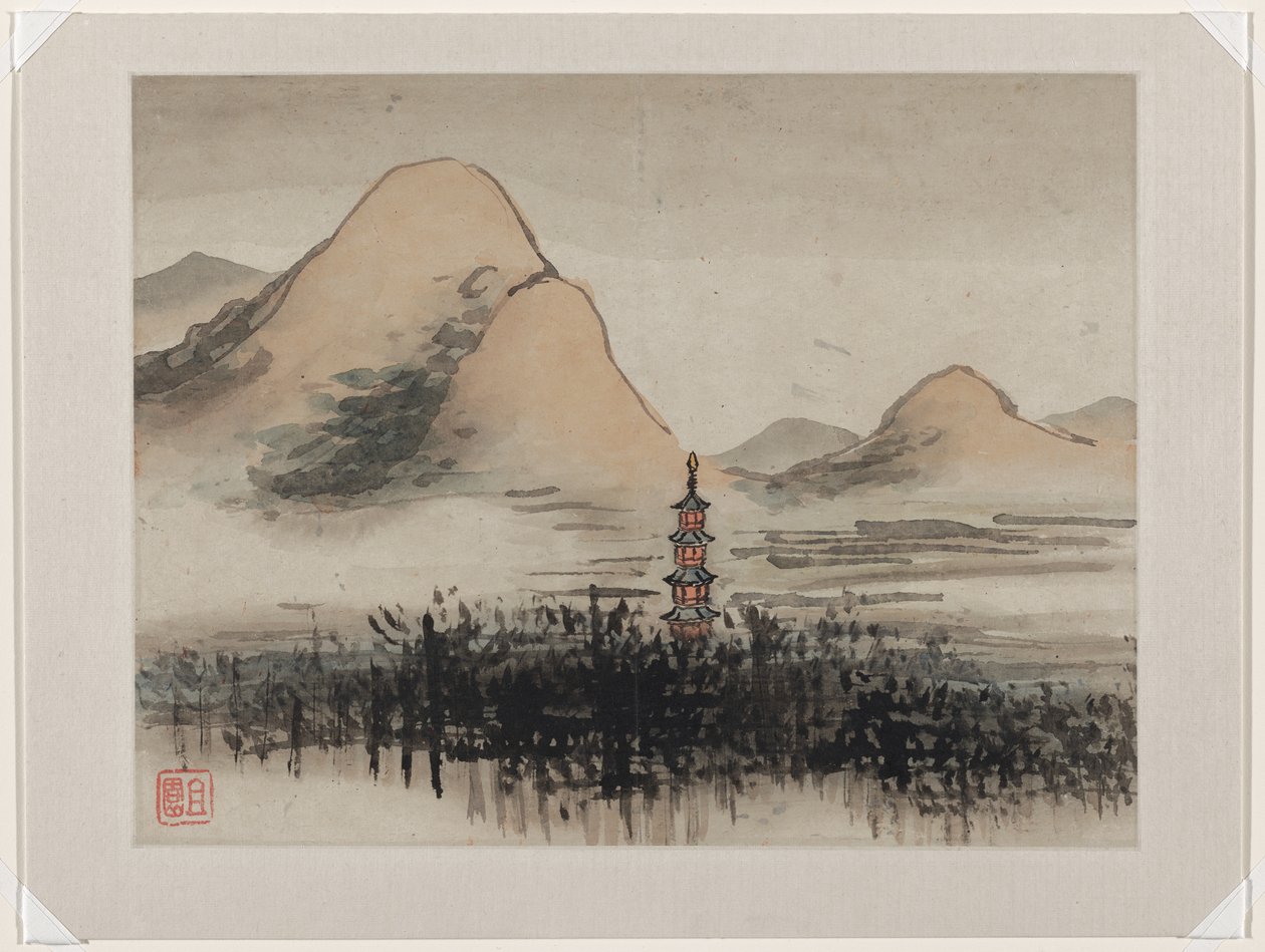 Parmak Boyama, on kişilik bir albümden by Gao Qipei