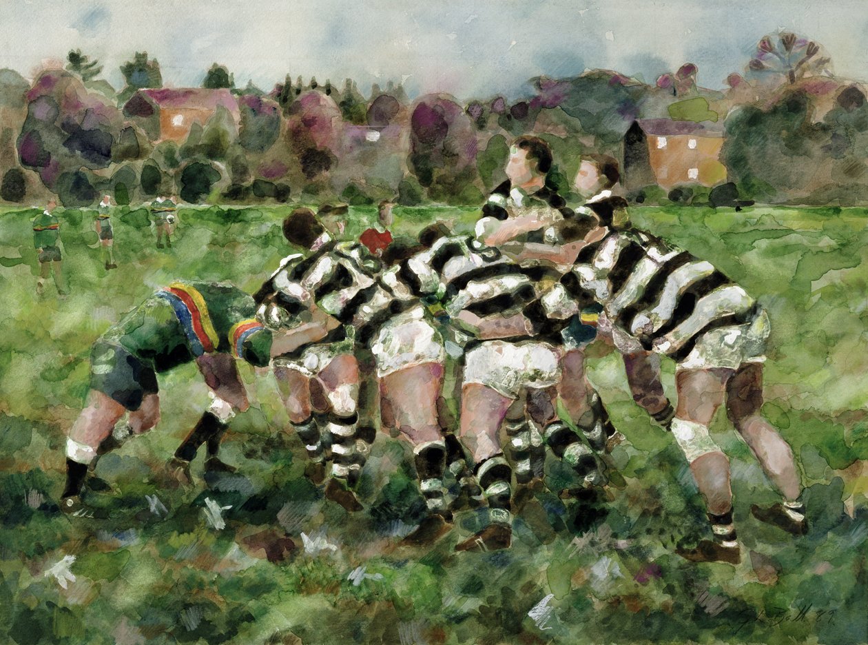 Bir Rugby Maçı, 1989 by Gareth Lloyd Ball