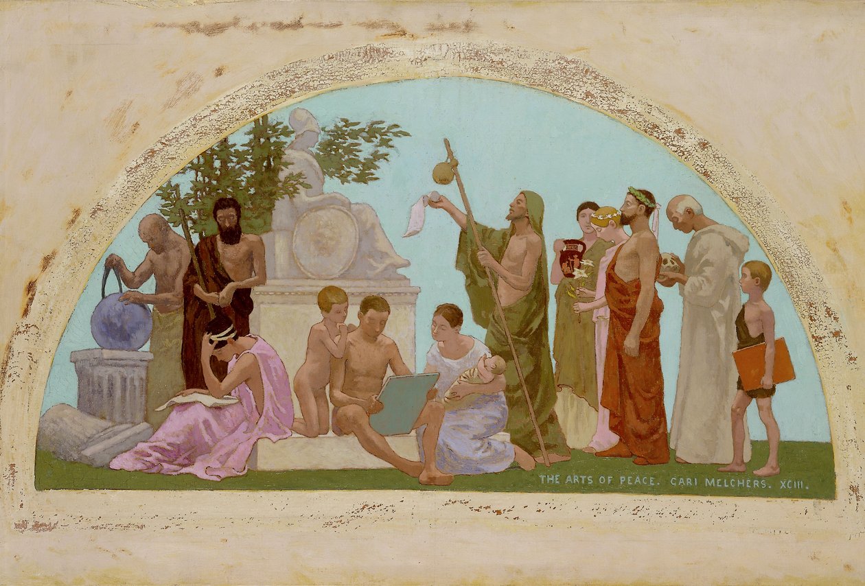 Barış Sanatları, 1893 by Julius Gari Melchers
