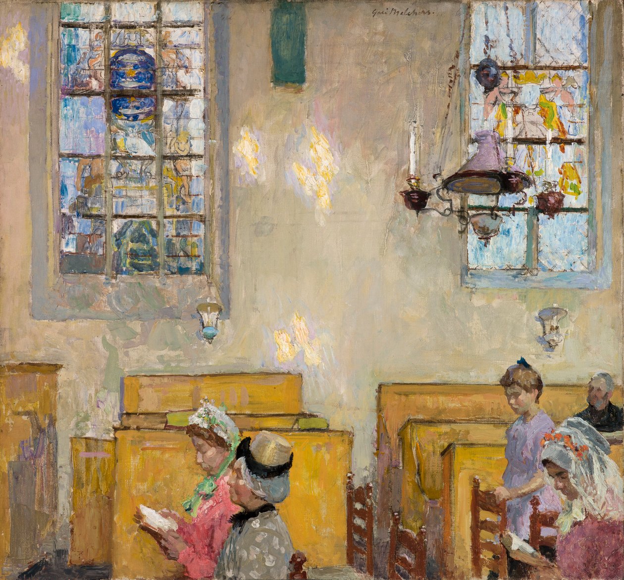 akşam yemeği by Gari Melchers
