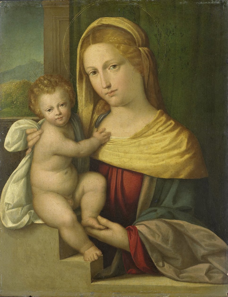 madonna ve çocuk by Garofalo