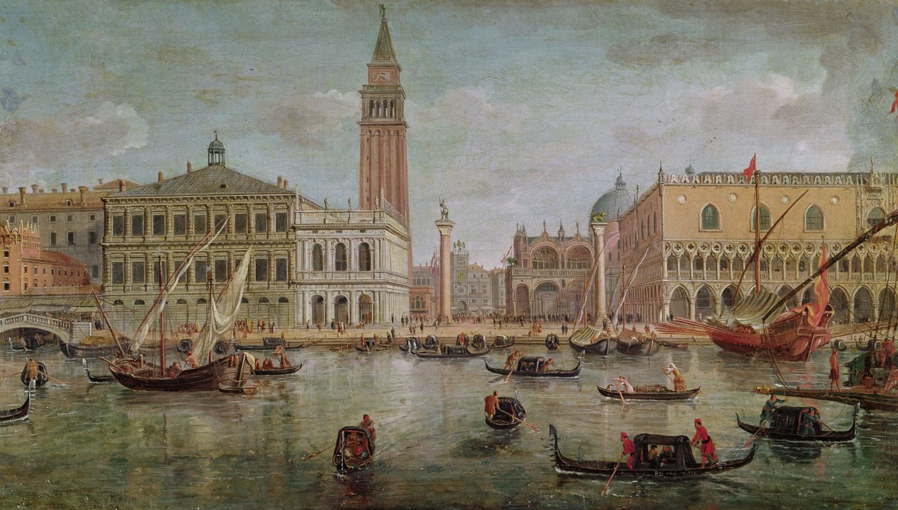 Venedik manzarası, 1719 by Gaspar van Wittel