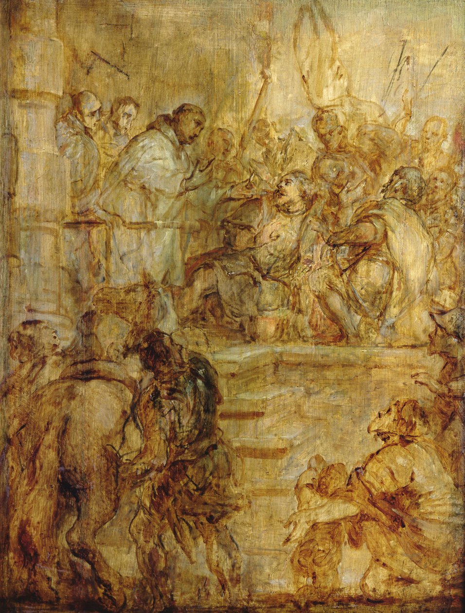 Aziz Bernard tarafından dönüştürülen William, Aquitaine Dükü by Gaspar De Crayer