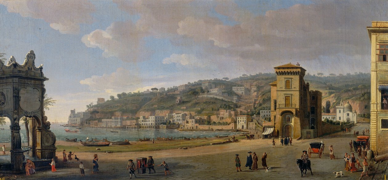 Napoli manzarası by Gaspar van Wittel