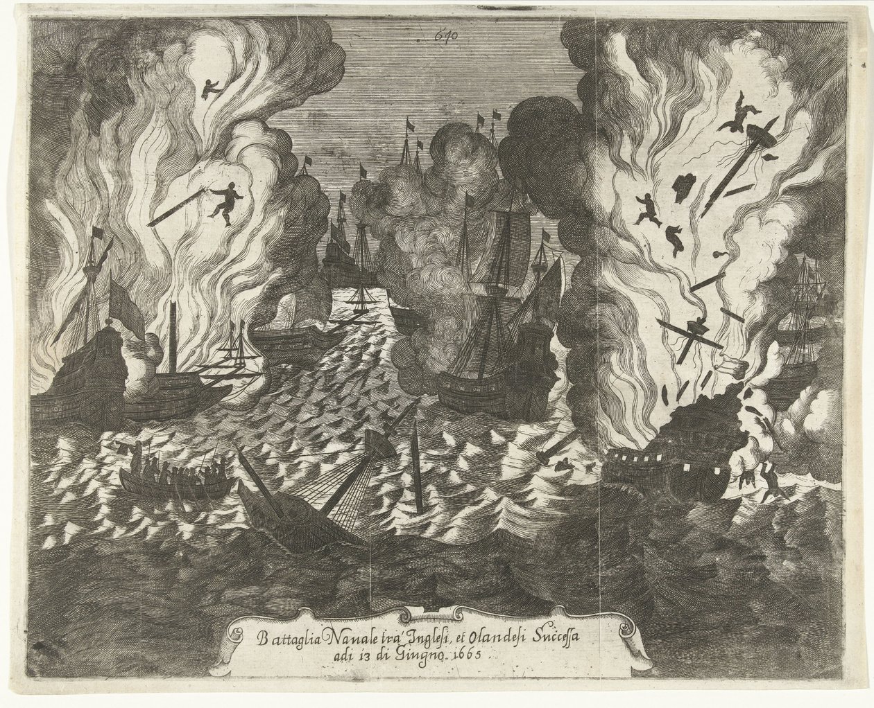 Zeeslag bij Lowestoft, 1665 Battaglia Navale tra 