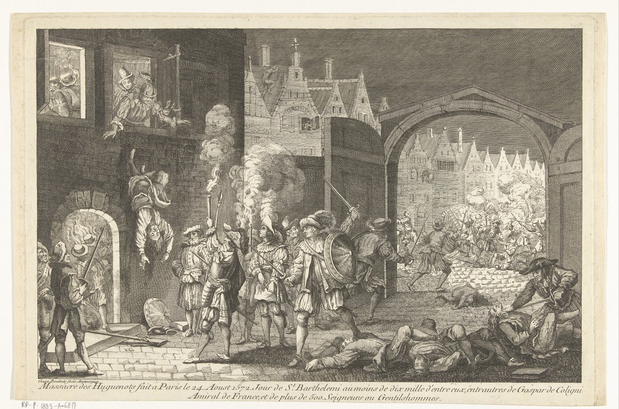Bartholomeusnacht, 1572 by Gaspar Bouttats