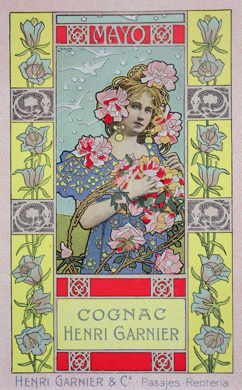 May, Henri Garnier & Co. için bir takvimden. by Gaspar Camps Junyent