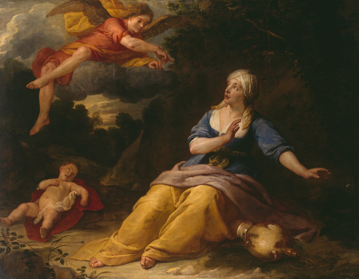 Çölde Hacer by Gaspar De Crayer