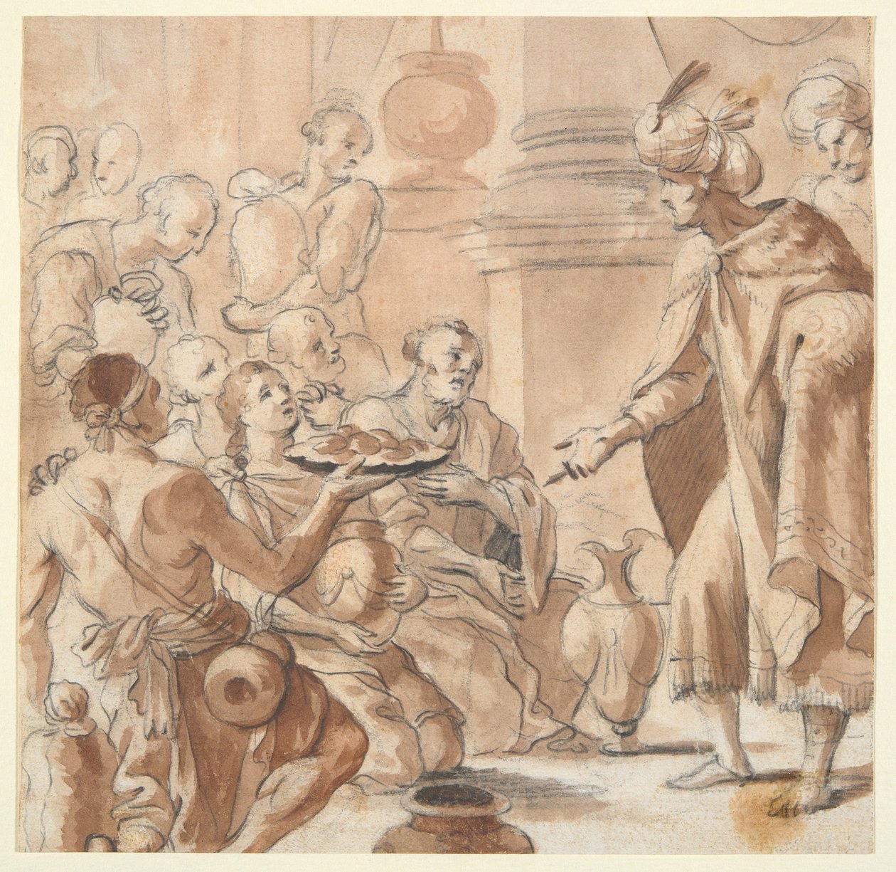 Joseph Buğday Dağıtıyor by Gaspar De Crayer