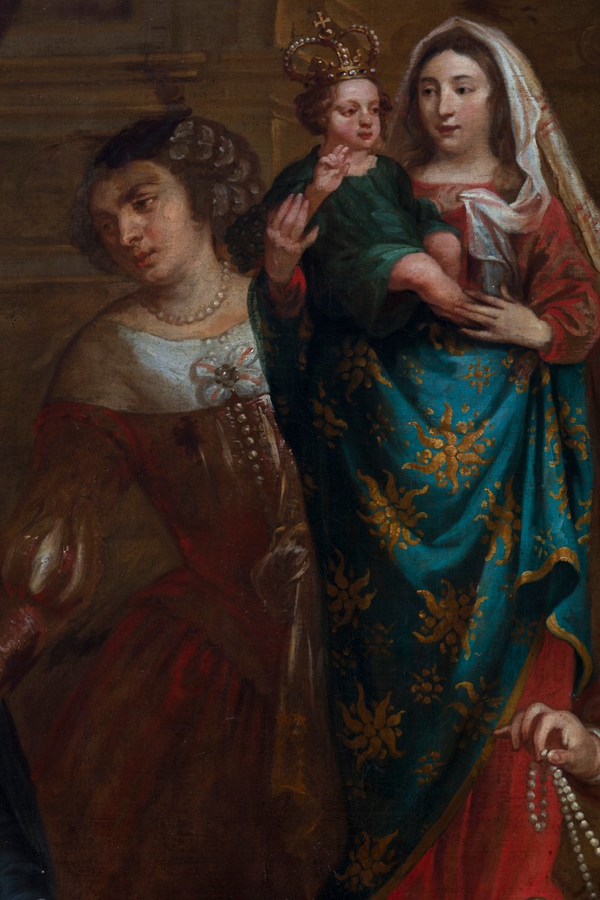 Mücevherlerini Halle'deki St. Martin Bazilikası'na veren İspanya Arşidüşes Isabella by Gaspar De Crayer