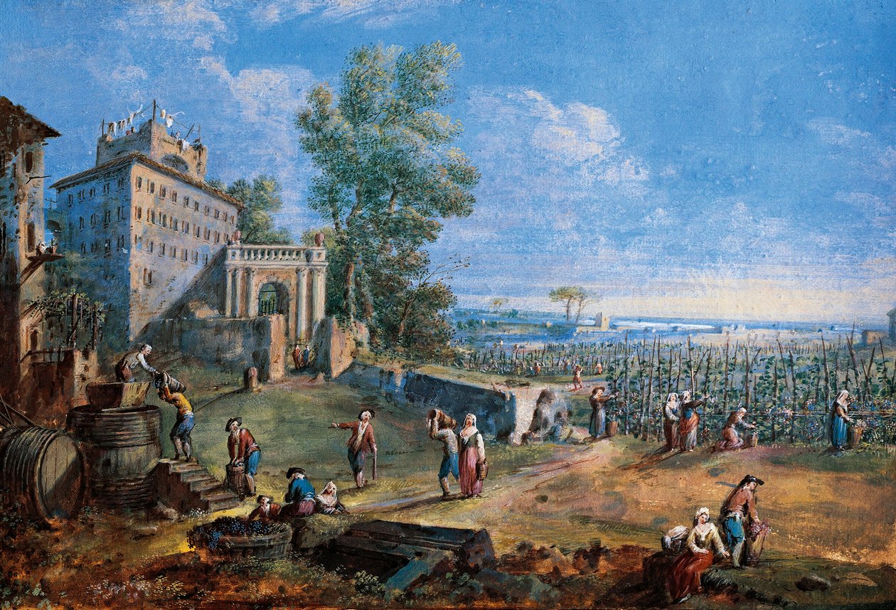 Hasat Tablosu Gaspare Vanvitelli (Gaspar van Wittel, Caspar Van Vitelli) (1653-1736) Prato, Museo Civico by Gaspar van Wittel