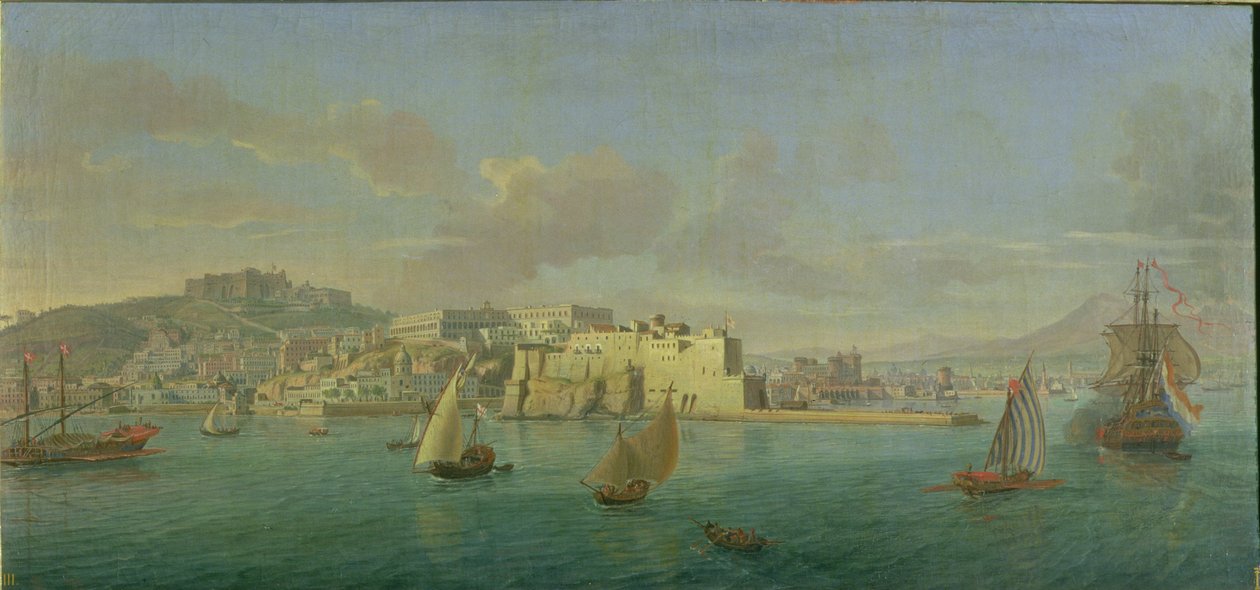 Napoli manzarası by Gaspar van Wittel