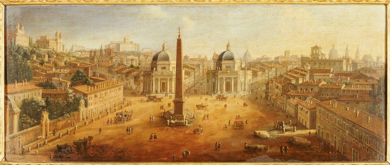 Piazza del Popolo, Roma by Gaspar van Wittel