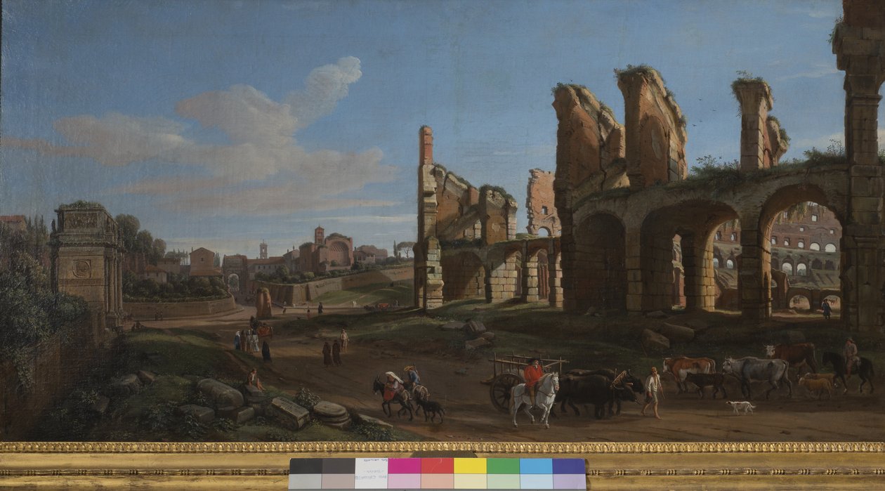 Kolezyum ve Roma Forumu, 1711 by Gaspar van Wittel