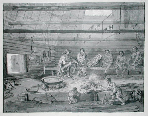 Doğu Tataristan kıyısındaki Baie de Castries sakinlerinin kostümleri by Gaspard Duche de Vancy
