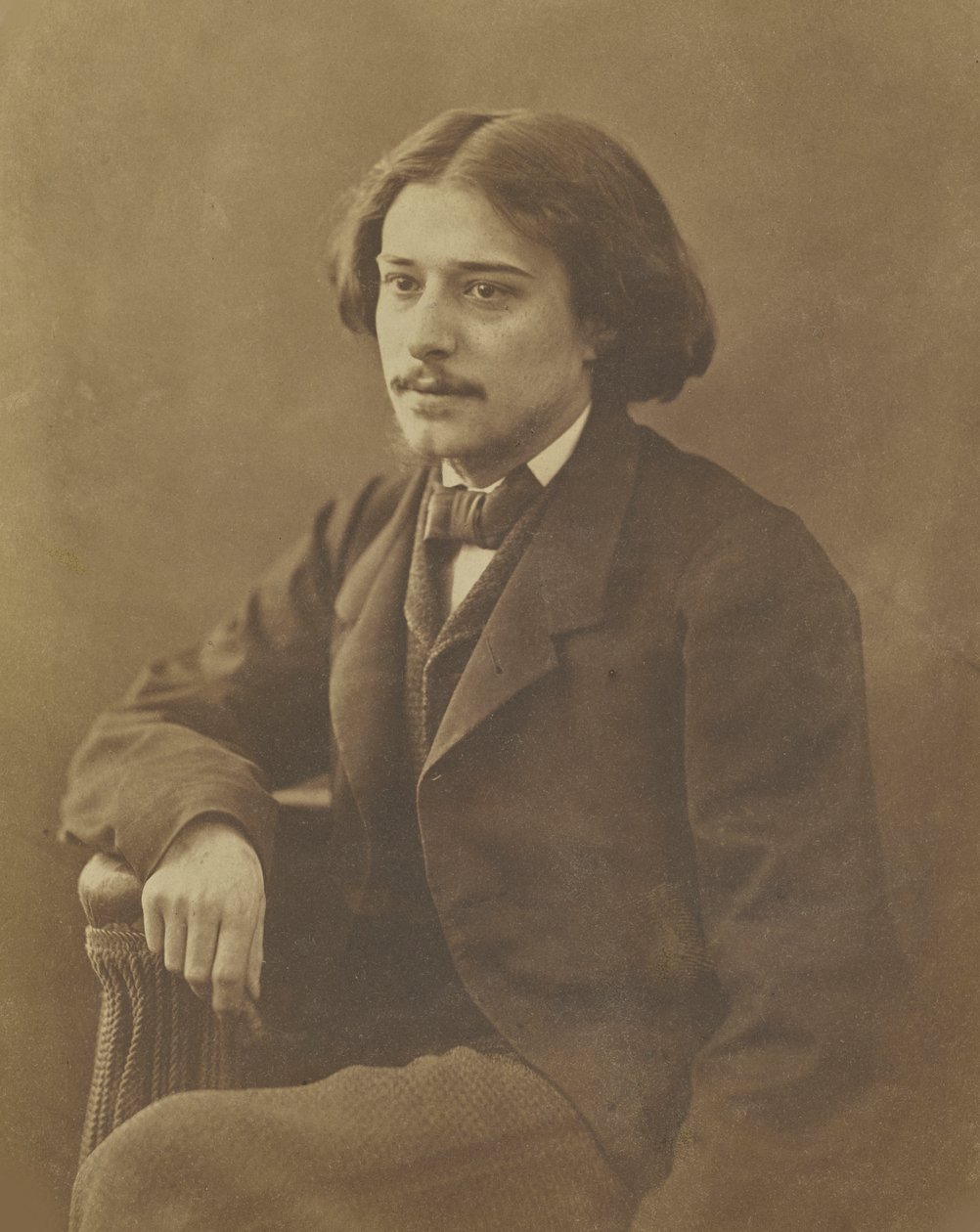 Yazarın portresi Alphonse Daudet 1840-1897, yaklaşık 1860. by Gaspard Félix Nadar
