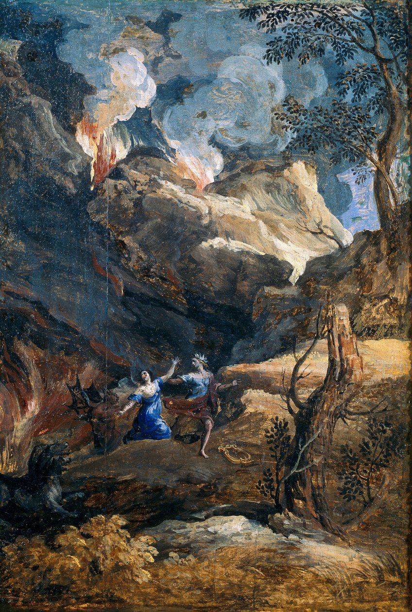 Orpheus ve Eurydice by Gaspard Poussin Dughet