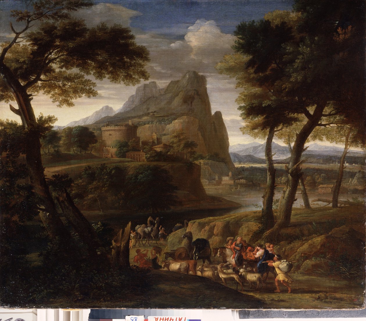 Gaspard Dughet (1615-1675) 17. Yüzyıl Devlet Açık Hava Müzesi Gatchina Sarayı, Saint Petersburg by Gaspard Poussin Dughet