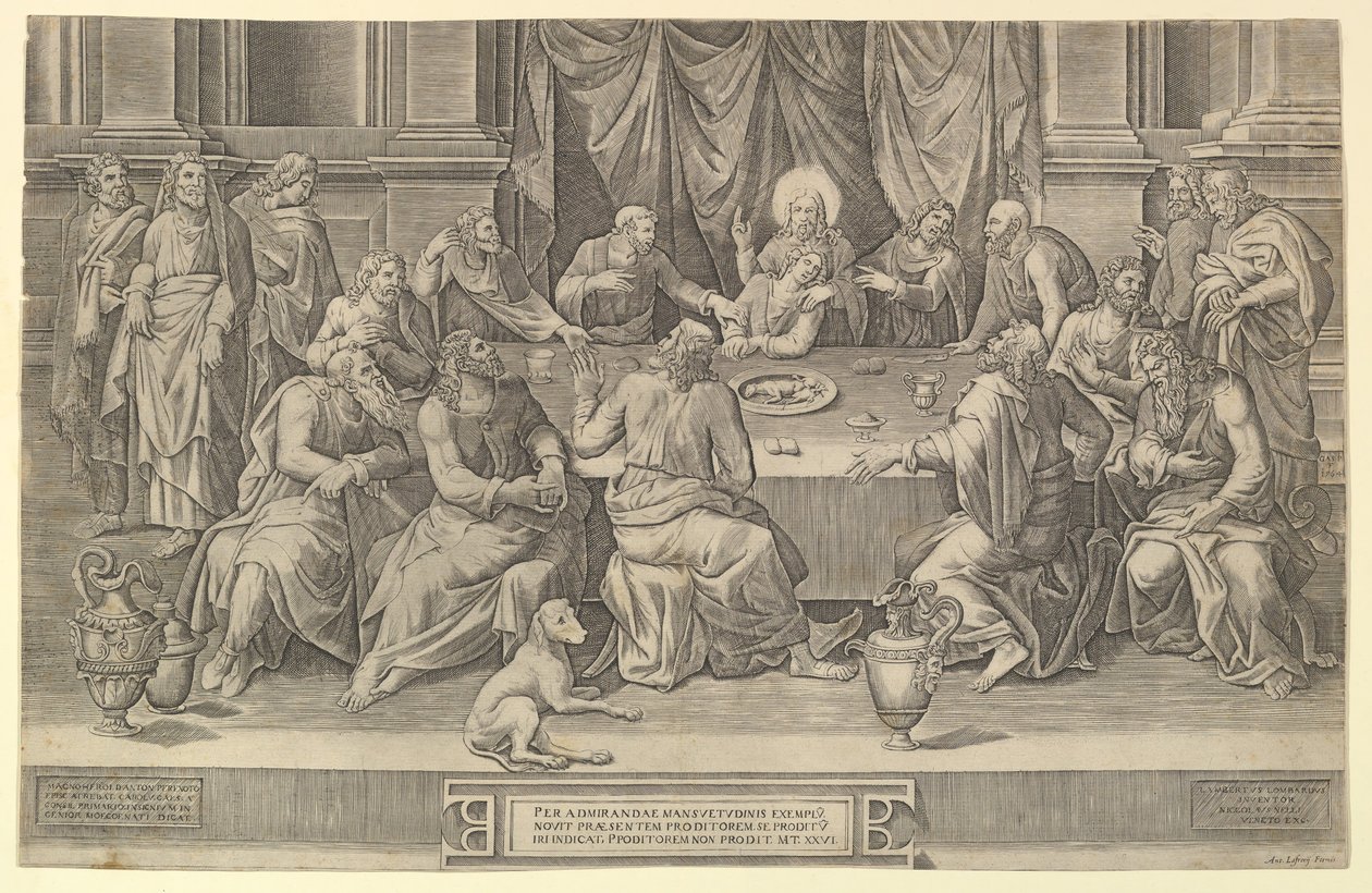 Son Akşam Yemeği, 1564. by Gaspare Osello