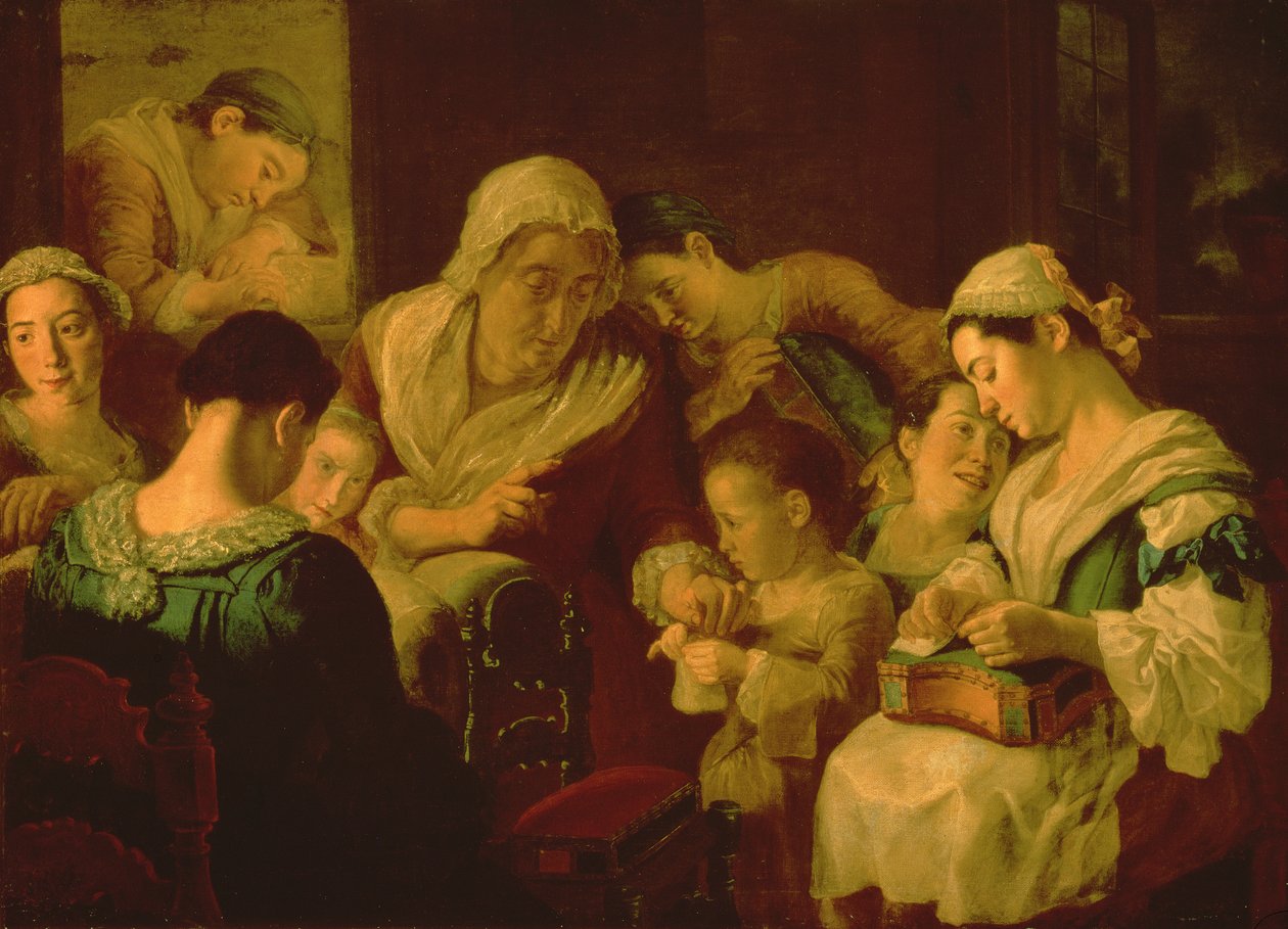 İğne Oyası Okulu, 1751-52 by Gaspare Traversi