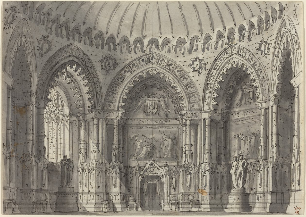 Gotik Tarzda Rotunda by Gasparo Galliari