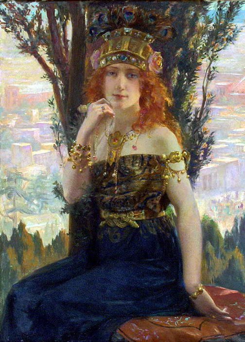 Truvalı Helen by Gaston Bussiere
