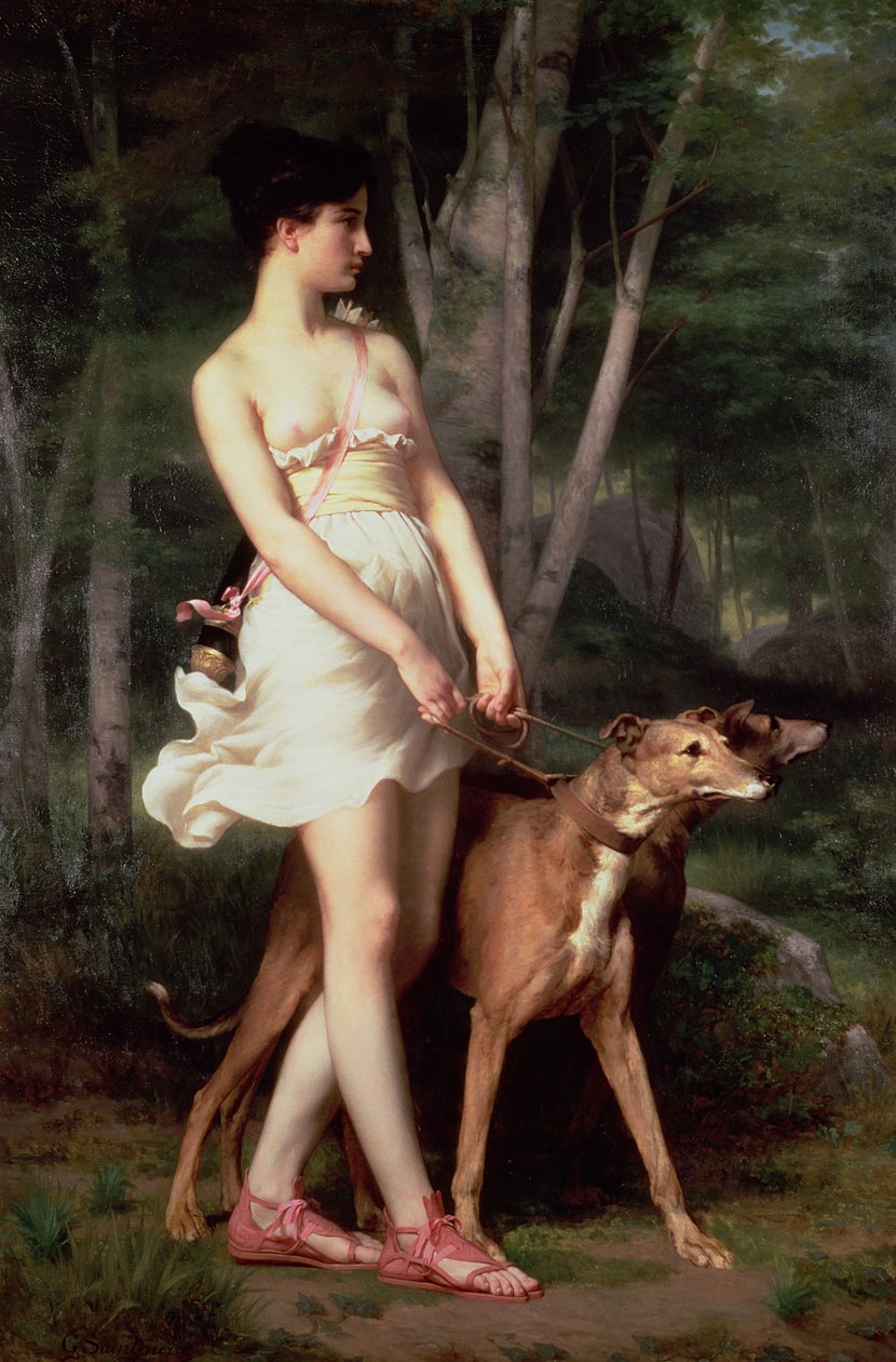 Avcı Diana by Gaston Casimir Saint Pierre