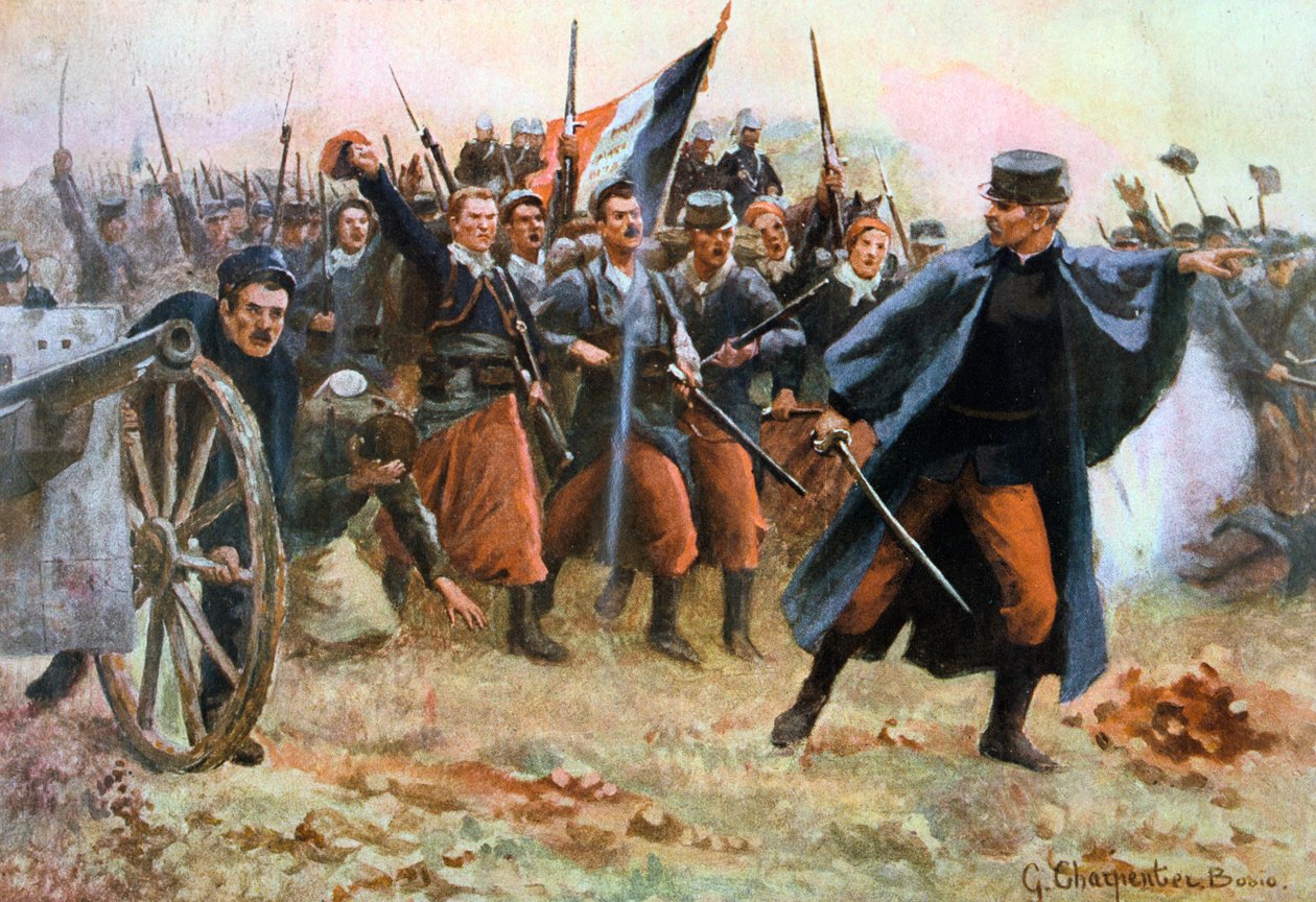 1914 Yılları: Barbarlarla Yüzleşmek, Fransa, 1914. by Gaston Charpentier Bosio