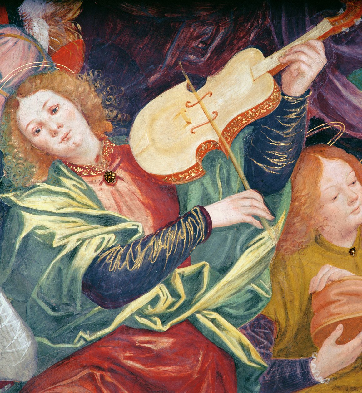 Melekler Konseri, 1534-36 (detay) (bkz. 175762) by Gaudenzio Ferrari