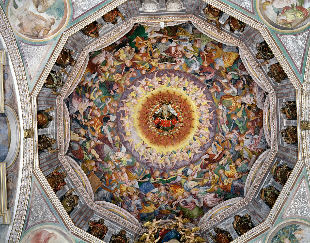 Kubbeden Melekler Konseri, 1534-35 by Gaudenzio Ferrari