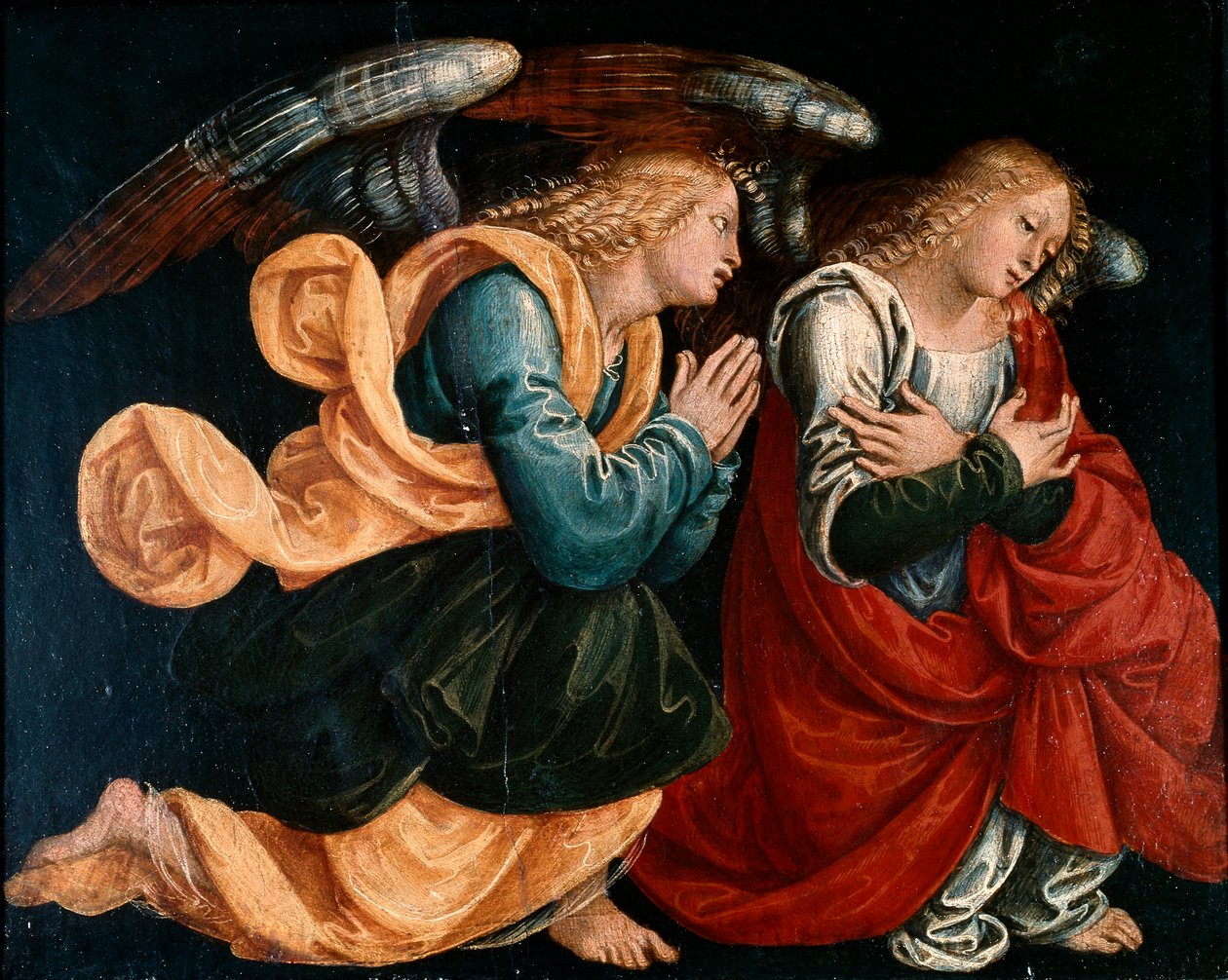 Dua eden melekler, Gaudenzio Ferrari (yaklaşık 1470-1546) by Gaudenzio Ferrari