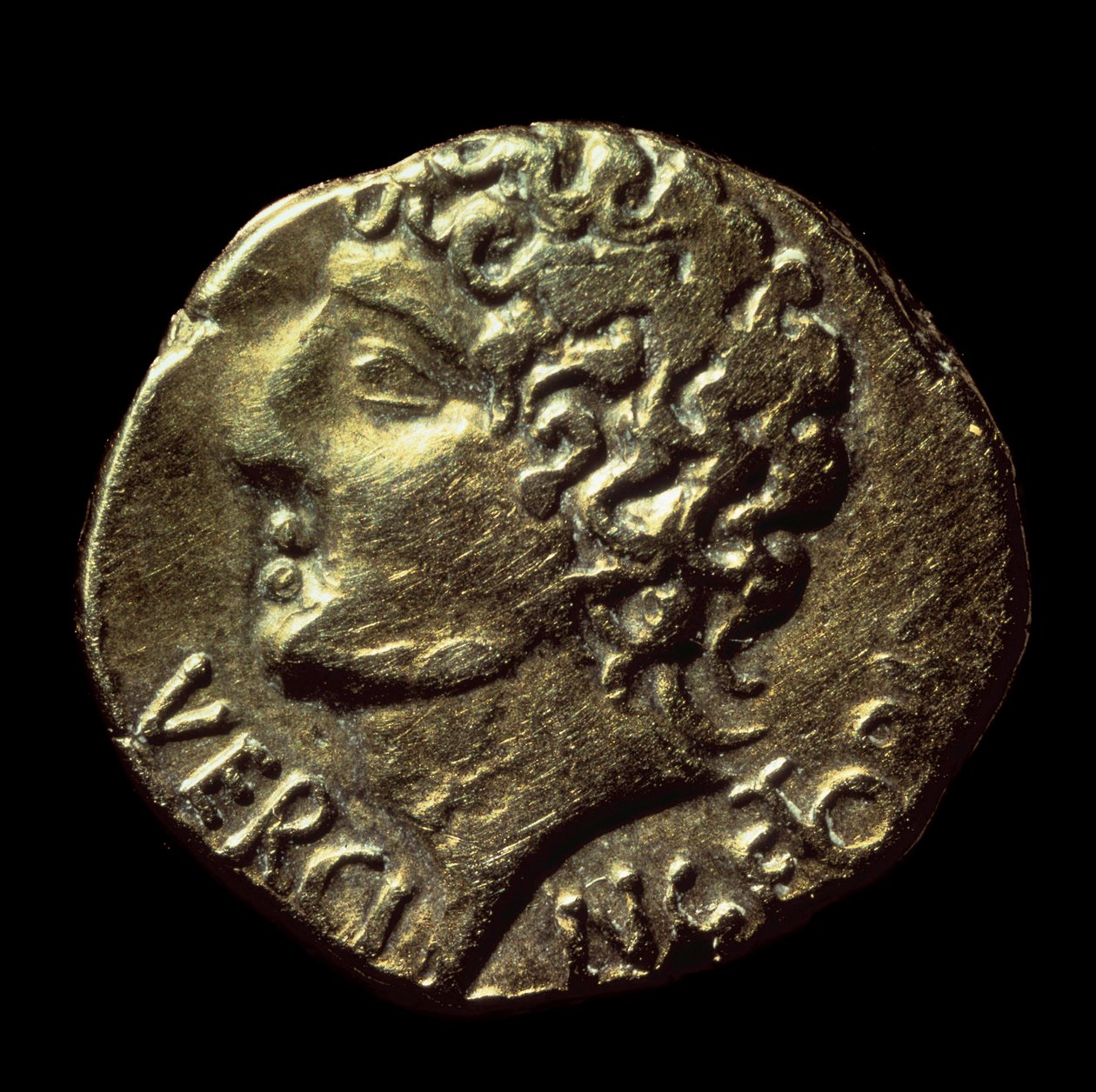 Galya altın statere (Arvernes), MÖ 52
