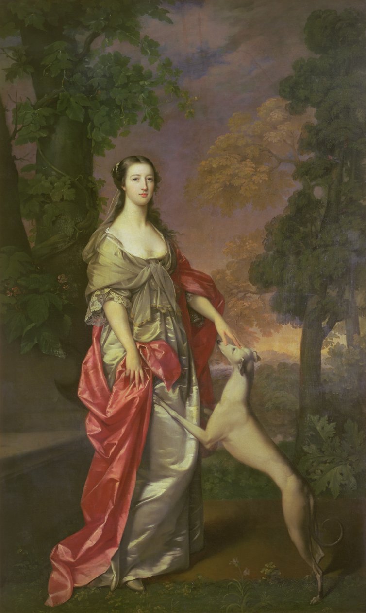 Elizabeth Gunning, Hamilton Düşesi, 1752-3 by Gavin Hamilton