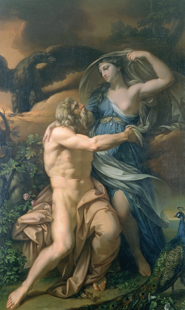 Juno ve Jüpiter by Gavin Hamilton