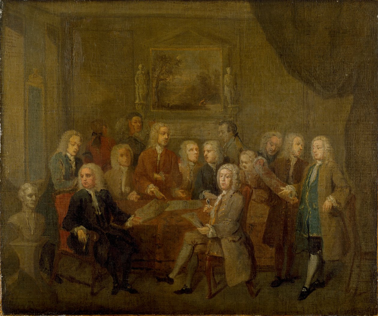 "Virtüözler" Meclisi, 1700-1737 by Gawen Hamilton
