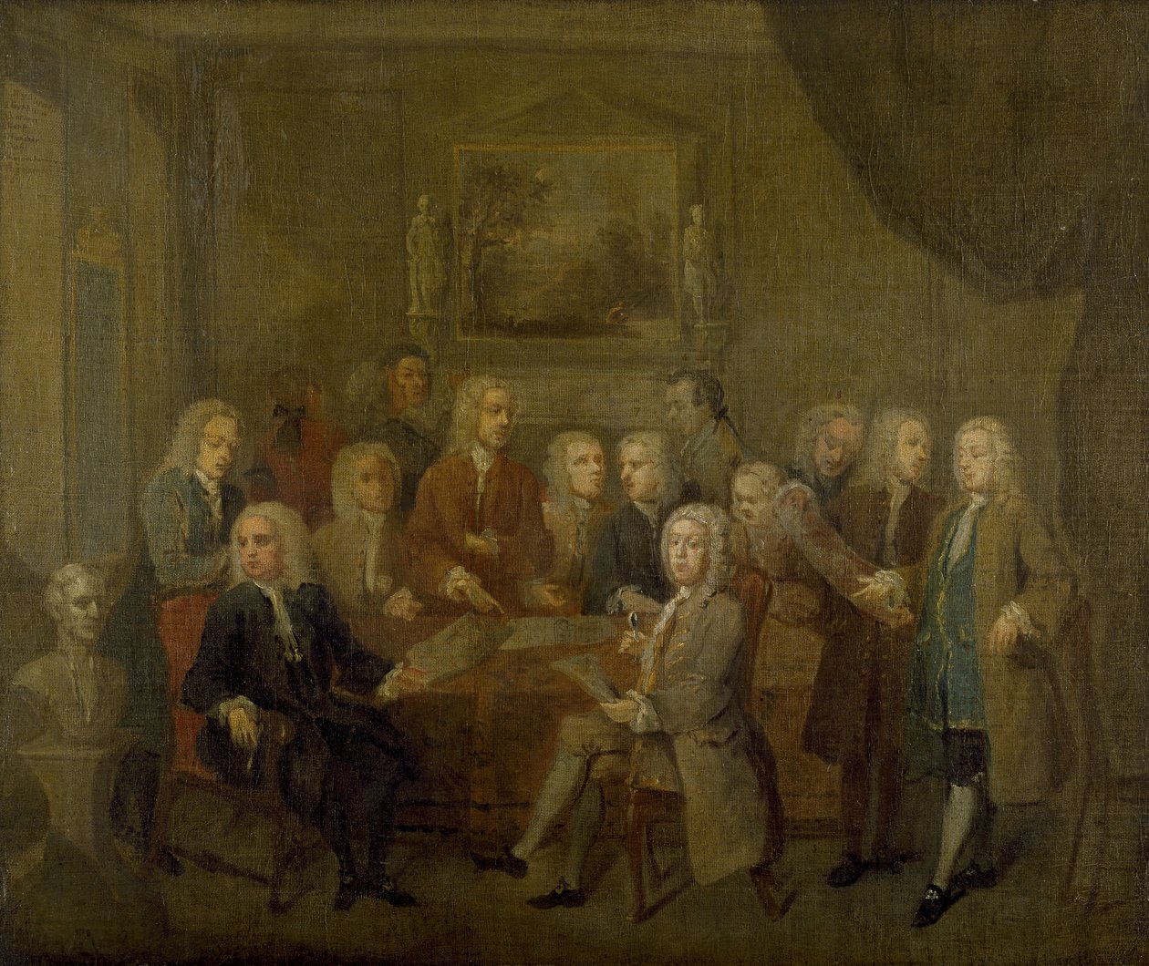 Bir Virtüözler Meclisi, 18. yüzyıl by Gawen Hamilton