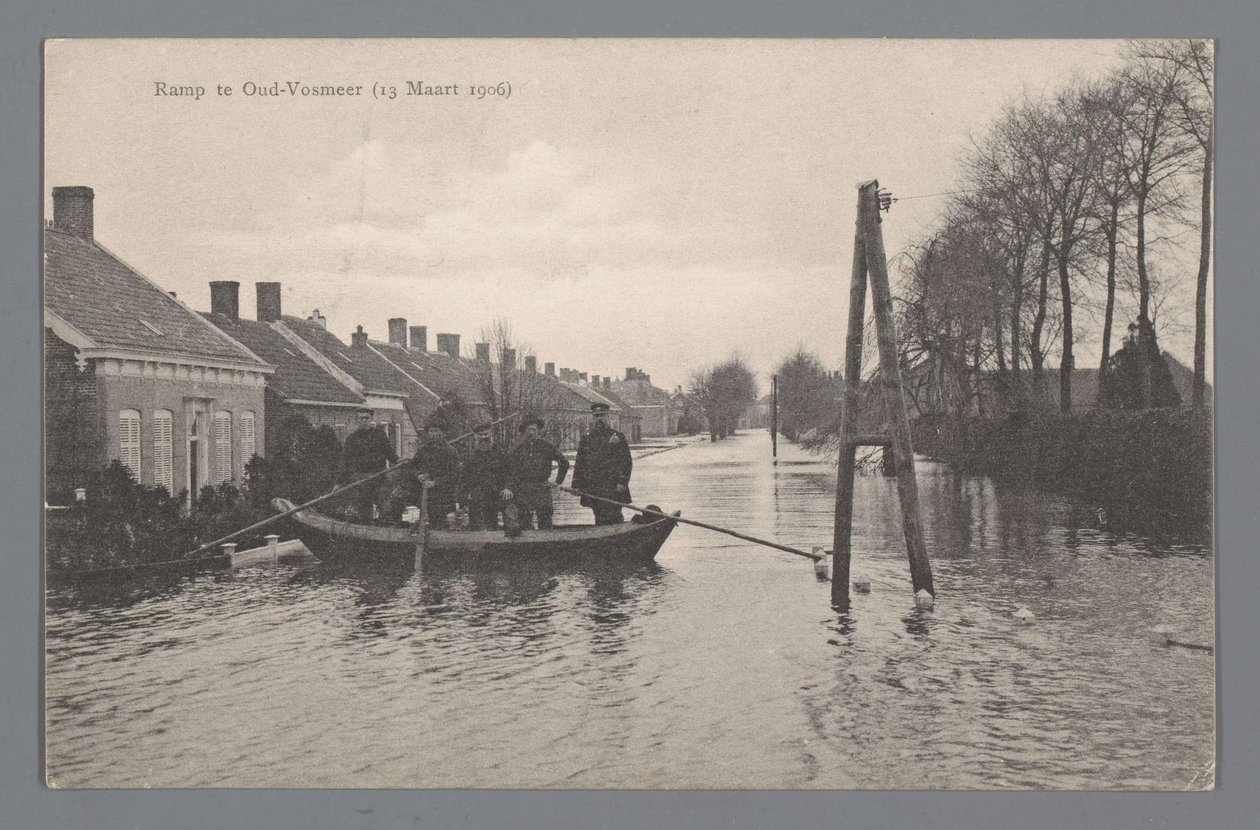 13 Mart 1906'da Oud-Vossemeer'de felaket by Gebroeders van Straaten