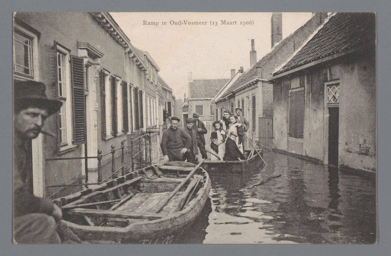 13 Mart 1906'da Oud-Vossemeer'de felaket by Gebroeders van Straaten