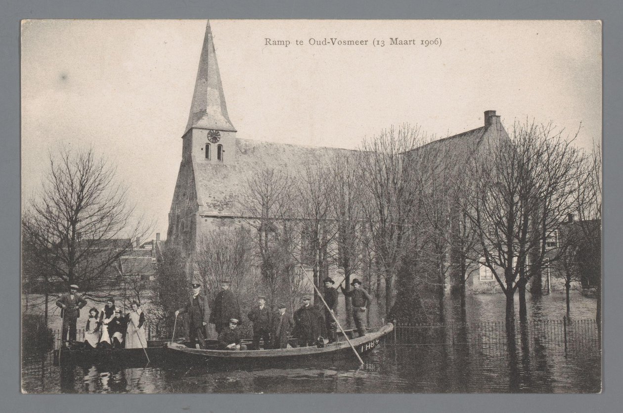13 Mart 1906'da Oud-Vossemeer'de felaket by Gebroeders van Straaten