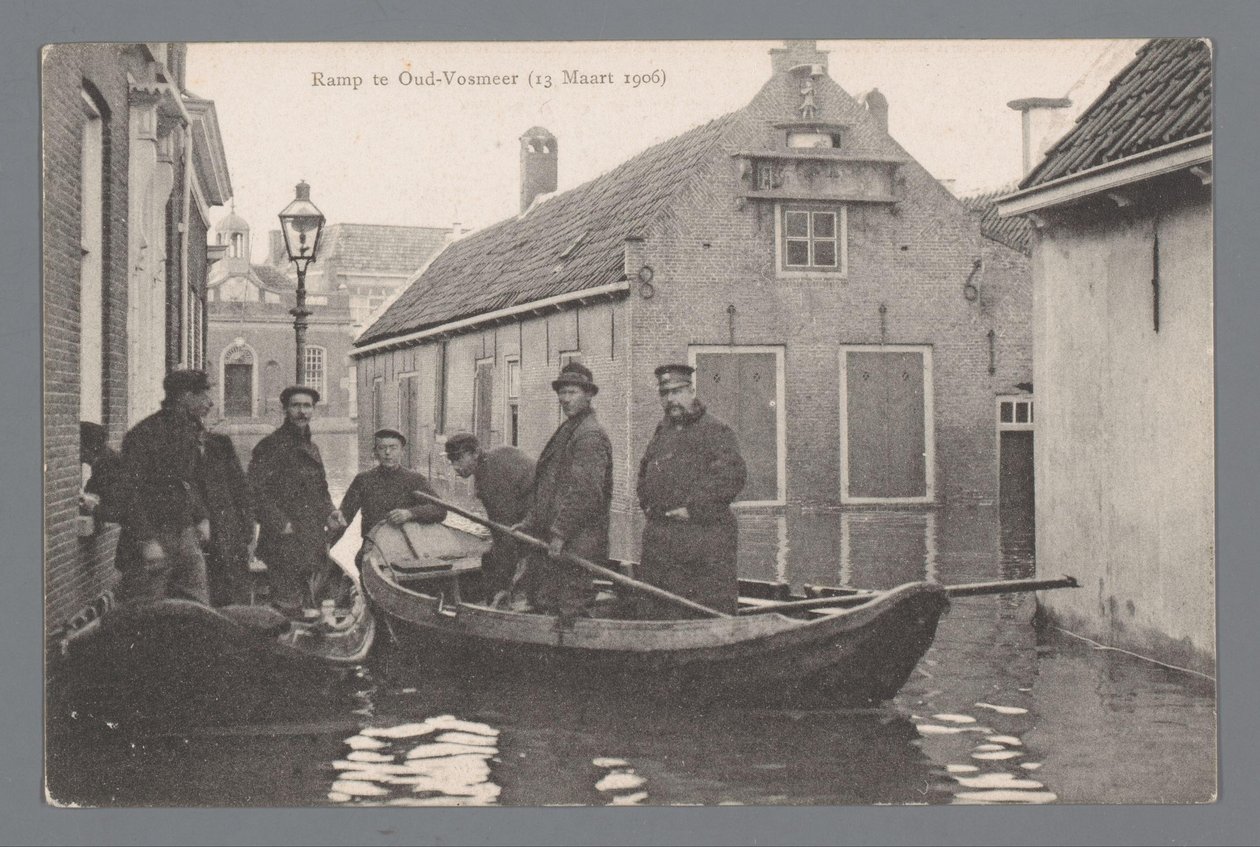 13 Mart 1906'da Oud-Vossemeer'de felaket by Gebroeders van Straaten