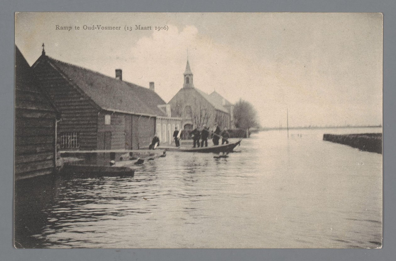 13 Mart 1906'da Oud-Vossemeer'de felaket by Gebroeders van Straaten